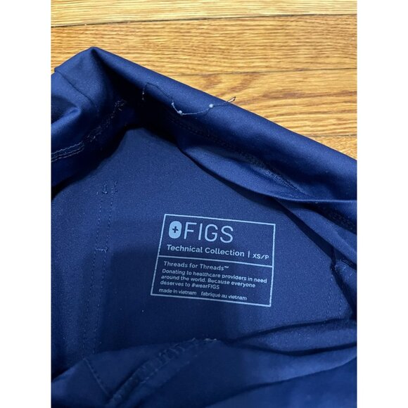 Figs Scrub Pants Womens XS Blue Maternity Jogger Technical Collection Medical - Picture 2 of 4